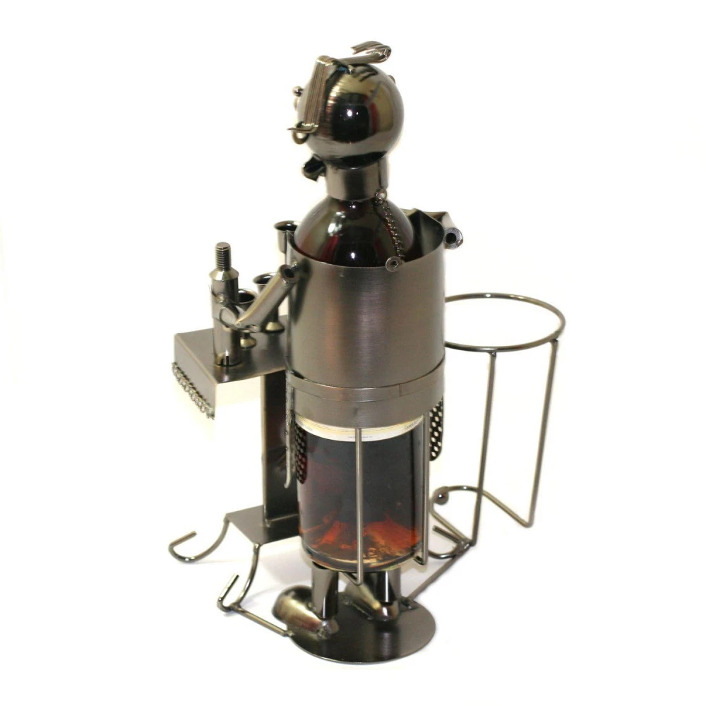 Porte Bouteille Barman Au Service – Image 3