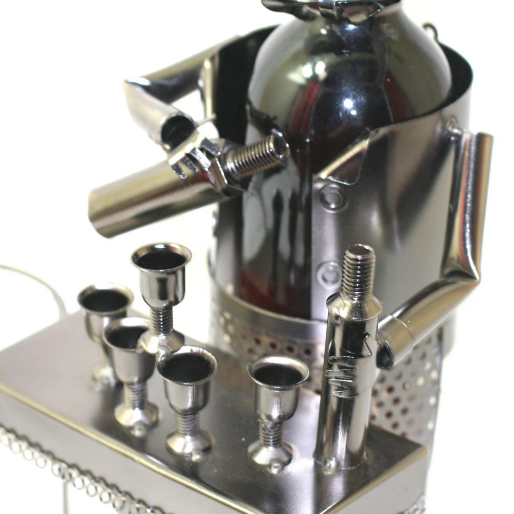 Porte Bouteille Barman Au Service – Image 4