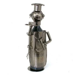 Porte Bouteille Chef Patissier - Métal -