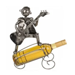 Porte-Bouteille Musicien En Métal