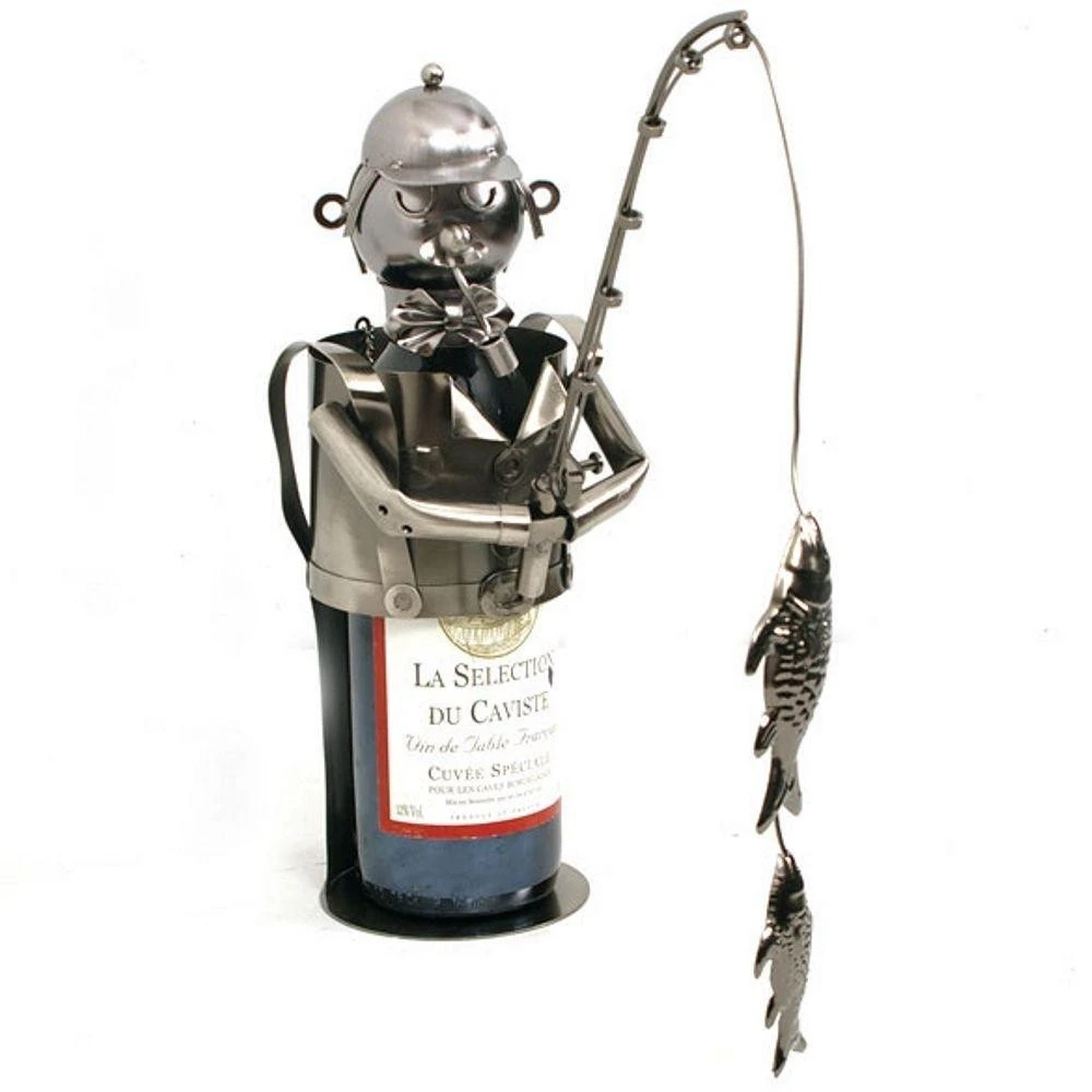 Porte Bouteille Pécheur à La Ligne – Image 4