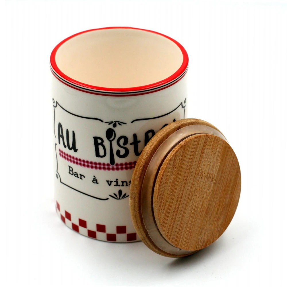 Pot Hermétique Blanc AU BISTROT – Image 2