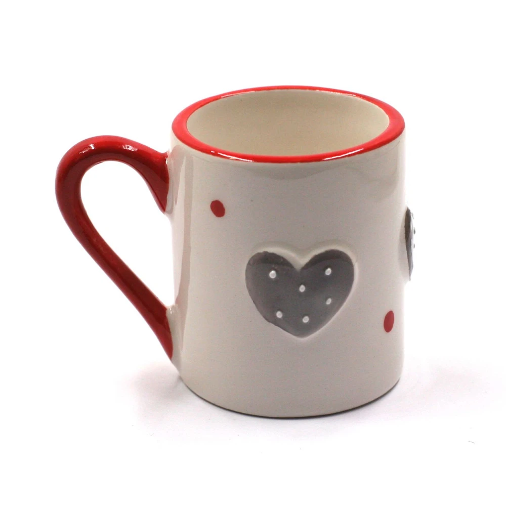 Quatre Tasses Expresso Sur Plateau - Coeur – Image 3