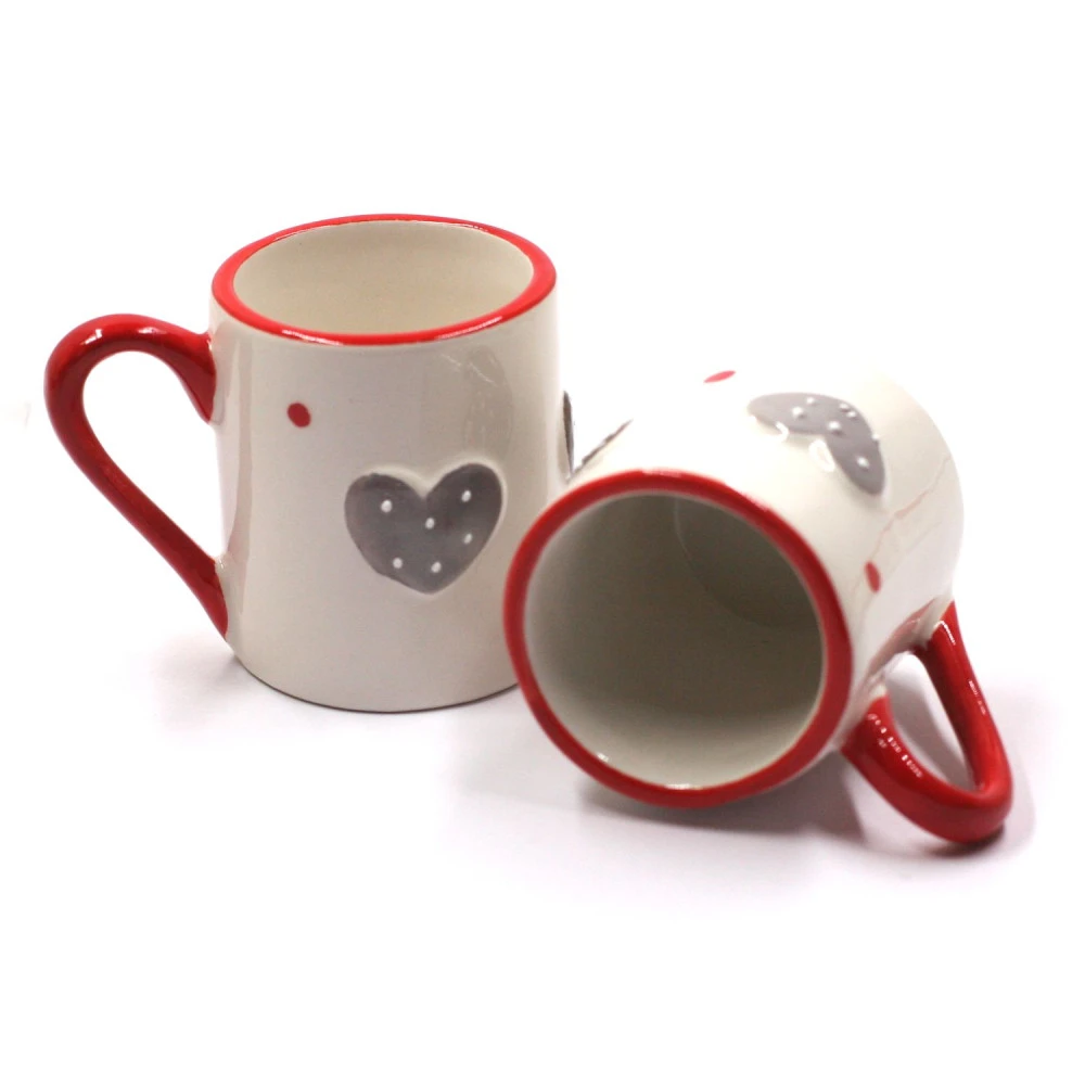 Quatre Tasses Expresso Sur Plateau - Coeur – Image 4