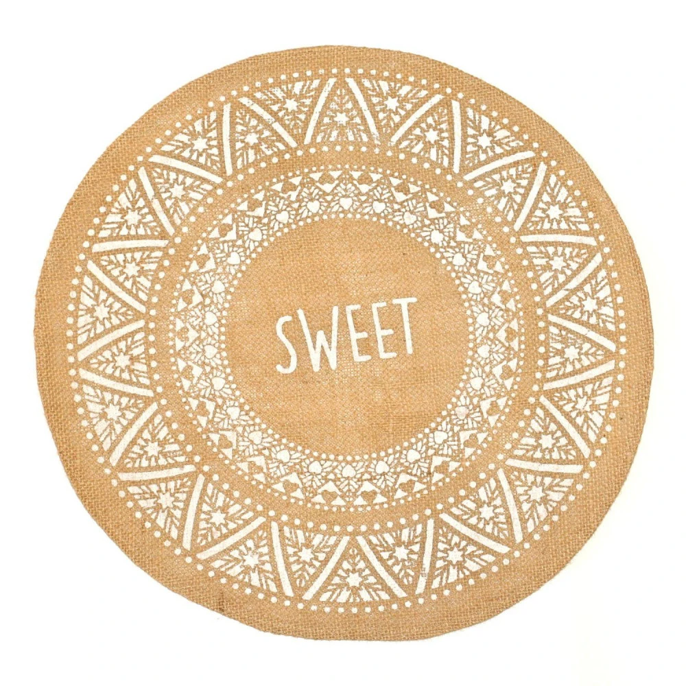 Set De Table En Jute - SWEET - Lot De Six
