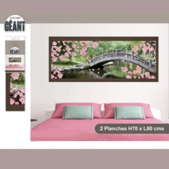 Sticker Mural Géant Avec Photographie De Jardin Zen