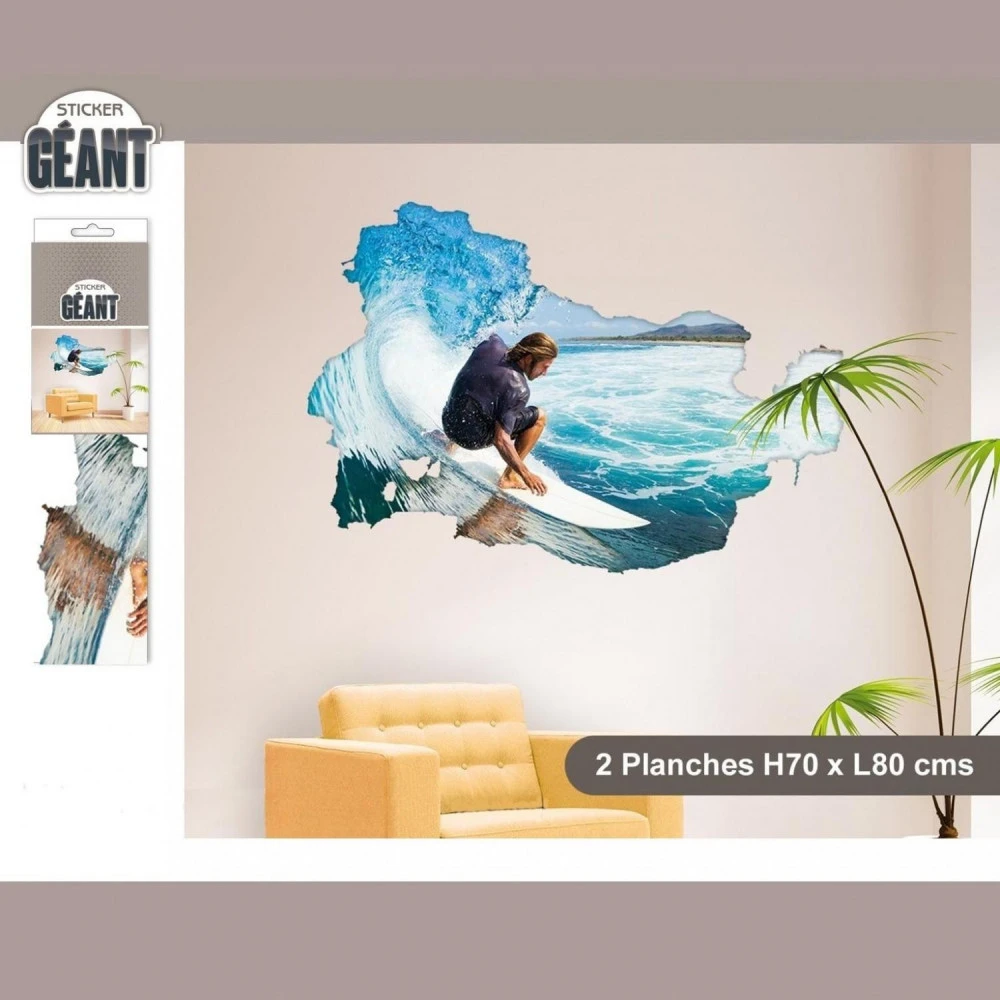Sticker Mural Géant - Surf – Image 3