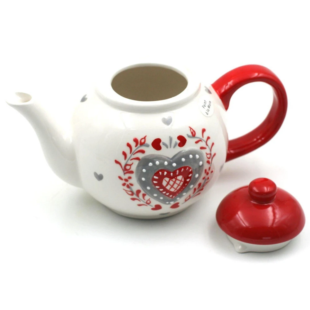 Théière Aux Motifs Coeurs – Image 2