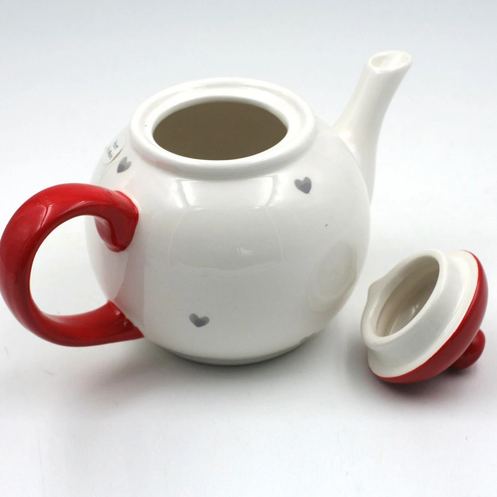 Théière Aux Motifs Coeurs – Image 3