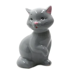 Tirelire Chat Gracile - Gris