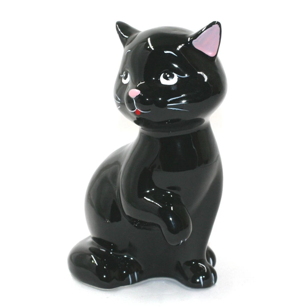 Tirelire Chat Gracile - Noir – Image 2