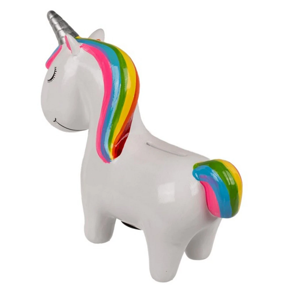 Tirelire Licorne 20 Cm - Blanche – Image 2