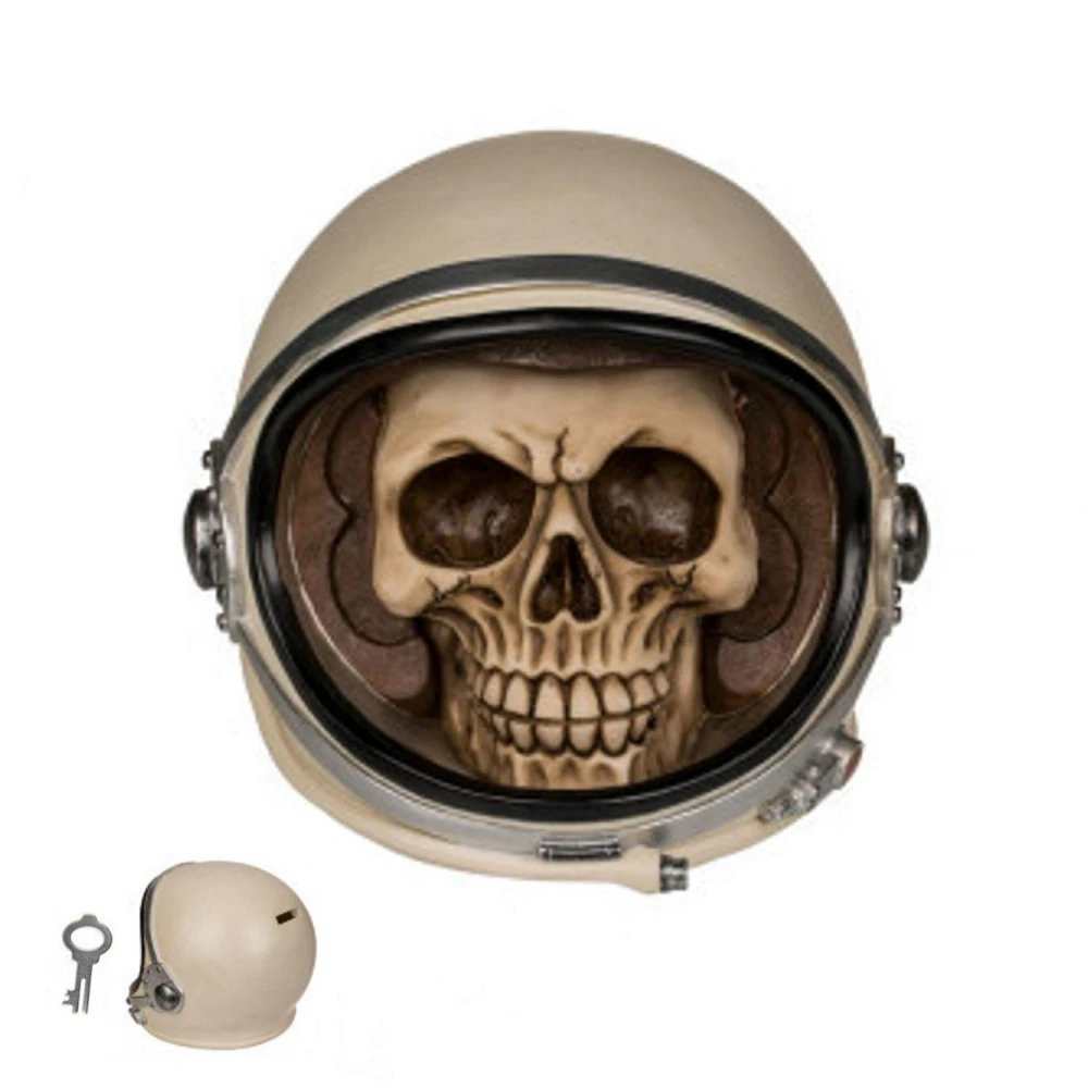Tirelire Tête De Mort Astronaute