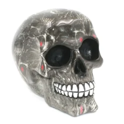 Tirelire Tête De Mort Avec Des Motifs