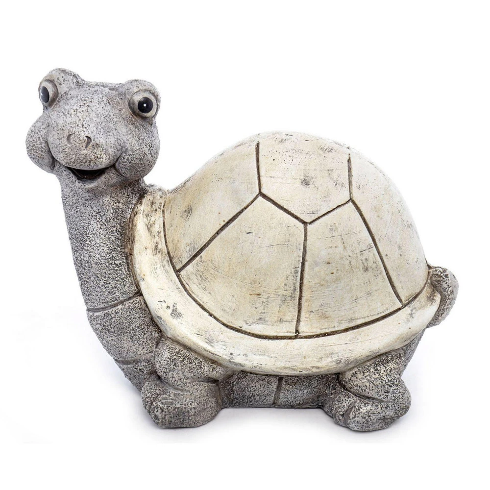 Tortue Effet Pierre Décoration De Jardin - 28 Cm
