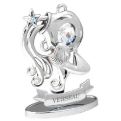 Verseau - Signe Du Zodiaque Chromé - Crystocraft